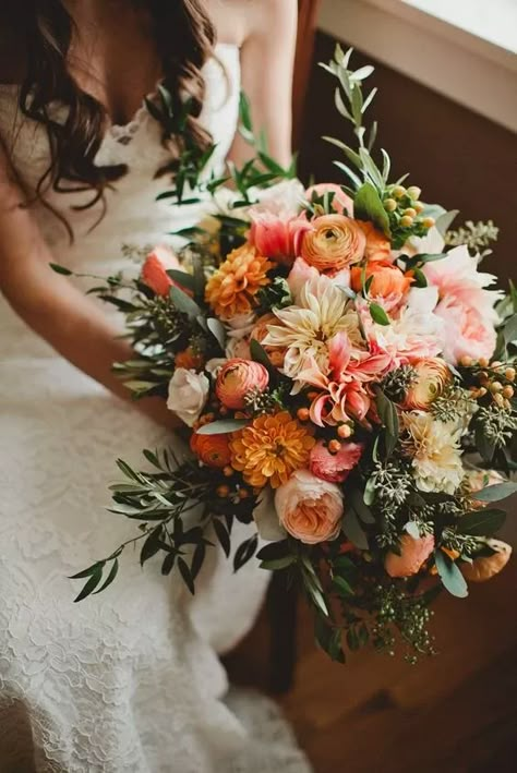 September Flowers, Orange Wedding Flowers, Late Summer Weddings, Summer Wedding Bouquets, Bridal Bouquet Fall, Space Gallery, Castle Hill, Wedding Flowers Summer, Summer Bouquet