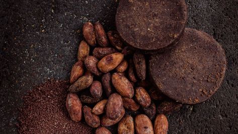 Mexican Chocolate, Cacao Beans, Chocolate Caliente, Cacao Nibs, Cacao Powder, Watercolor Sketch, Top View, Chocolate Cookie, Cocoa