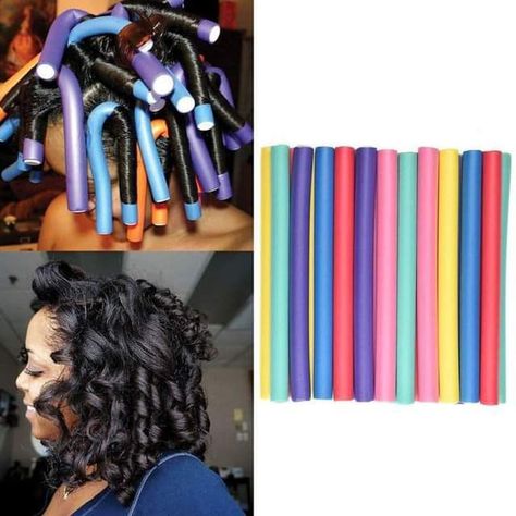 Unisex Hairstyles, Curls On Natural Hair, Flexi Rod Set, Curls Without Heat, Loose Curly Hair, Beauty Salon Posters, Lipstick Style, Twist Curls, Flexi Rods