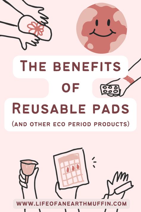 Menstrual Products, Reusable Pads, Period Products, Plastic Free Living, Menstrual Health, Reusable Pad, Makeup Remover Pads, Menstrual Cup, Wool Dryer Balls