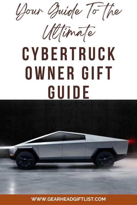 Tesla Cybertruck profile view for a Cybertruck owner gift guide Tesla Cybertruck, Car Gifts, Truck Accessories, Tesla, Triangles, Gift Guide, Best Gifts, Trucks, Perfect Gift