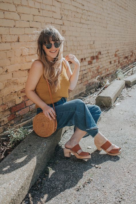 selective potential | muted yellows Fireball Sangria, Selective Potential, Clogs Outfits, Bon Fire, Hello June, Closet Aesthetic, Bad Fashion, 70s Aesthetic, Clubmaster Sunglasses