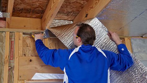 Crawl Space Insulation, Basement Insulation, Attic House, Ceiling Insulation, Roof Insulation, Attic Insulation, Home Insulation, Attic Ideas, Attic Storage