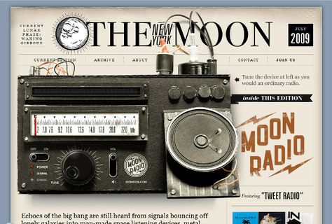 50 Fantastic (Nostalgic) Retro Website Designs - SitePoint Vintage Websites, Vintage Website Design, Vintage Web Design, Look Retro, Web Design Trends, Website Designs, Web Layout, Retro Designs, Website Design Inspiration