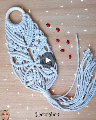 Butterfly Macrame Wall Hanging | Cute Butterfly Macrame Wall Hanging for Home & Garden Decoration 🌸🌸  #macramewallhanging #happy #wall #home #viralreels #tutorial #Viral #video #diy #fyp... | By DecorationFacebook Macrame Butterfly Wall Hanging, Butterfly Macrame, Macrame Butterfly, Macrame Videos, Wall Hanging Diy, Cute Butterfly, Viral Video, Butterfly Wall, Macrame Patterns