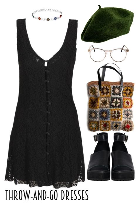 Casual Black Dress Outfit Fall, Whimsigothic Black Dress, Fairy Grunge Black Mini Dress For Spring, Whimsigoth Black Dress, Whimsigoth Black Skirt Outfit, Fairy Grunge Mini Summer Dress, Looks Pinterest, Swaggy Outfits, Looks Vintage