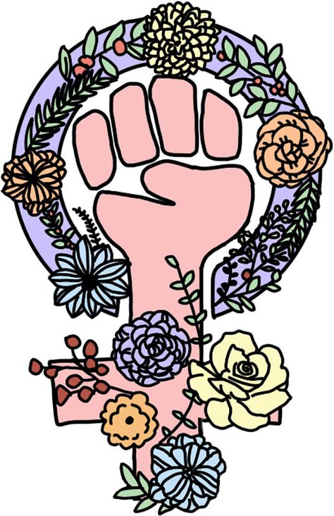 feminist flower symbol Feminism Symbol, Feminism Art, Symbol Tattoo, Flower Symbol, Quotes Thoughts, Feminist Quotes, Life Quotes Love, Feminist Art, Women In History