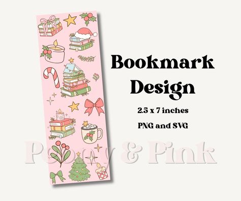 Bookish Coquette Christmas Printable Bookmark with Christmas Cocoa as Gift for Book Lover as Girly Christmas by PeonyAndPinkStore on Etsy Coquette Bookmark, Cute Christmas Trees, Holiday Novels, Christmas Cocoa, Girly Christmas, Christmas Bookmarks, Coquette Christmas, Bookish Merch, Gift For Book Lover