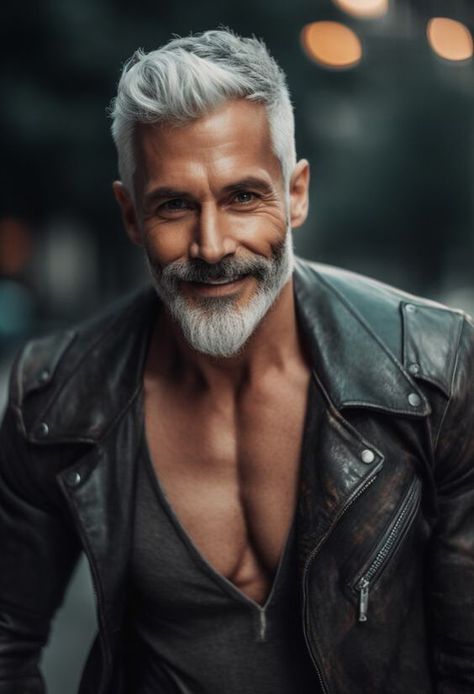 Stylish Grey Haircuts for Men Over 50: Embrace Age with Elegance Grey Haircuts, Older Men Haircuts, Old Man Pictures, Beard And Mustache Styles, Older Mens Hairstyles, Muscle Model, Grey Hair Men, Men Over 50, Mustache Styles