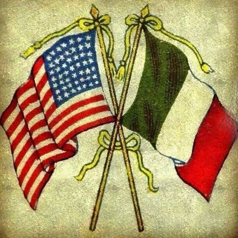 American and Italian flags Italian Culture Tattoos, Italian American Tattoo Ideas, Italian History Tattoos, Italian Flag Tattoo, Italian Flag Wallpaper, Italian Tattoos, Soldier Tattoo, Flag Ideas, Giuseppe Garibaldi