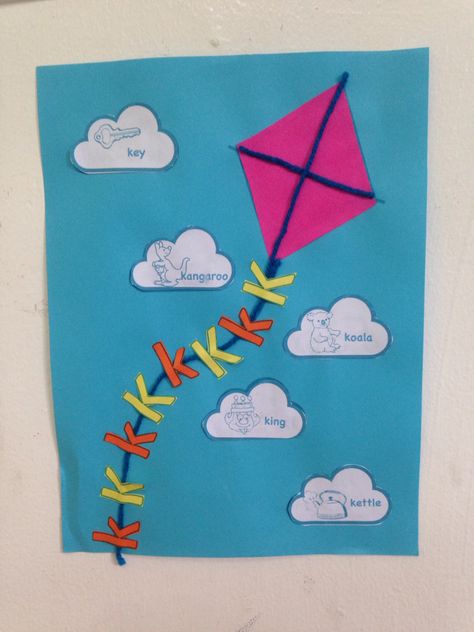 K Is For Kite, Kite Template, Kite Decoration, Kites Craft, Preschool Activities Printable, Abc Crafts, Kites For Kids, Teaching Crafts, Activities Printable