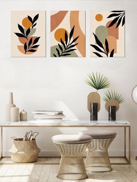 Bring nature's beauty into your space with our Boho Leaf Canvas Prints #BohoDecor #CanvasArt #LeafPrints, #BohoDecor #CanvasArt #LeafPrints #BotanicalArt #NatureInspired #BohoHome #BohemianStyle #WallArt #HomeDecor #LeafyGreen #ArtisticTouches #BohoChic #InteriorDesign #LeafyVibes #DecorInspiration #ArtisticFlair #BohoInteriors #CanvasDecor #LeafyArtwork #NaturalBeauty #BohoLiving Artwork For Office, Bedroom Wall Decoration, Paintings For Living Room, Boho Leaves, Picture Canvas, Mid Century Modern Wall Art, Small Wall Art, Bedroom Artwork, Neutral Minimalist