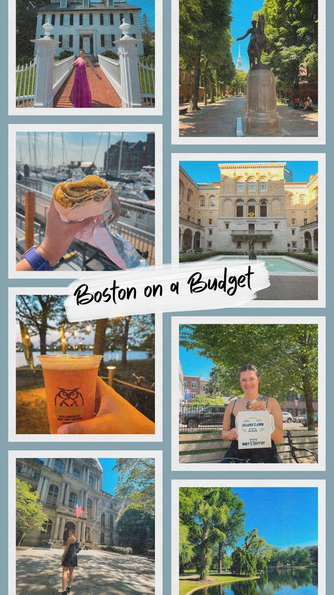 I am not a city girl and don’t often daydream about exploring a new city. I buy into the “it’s expensive” and “it’s hard to get around” narratives way too often. However, after my recent girls trip to Boston, Massachusetts, I have to say…I have a new favorite city! This was not your typical ‘treat yourself’ girls trip; we were very excited to explore, but we were on a bit of a tighter budget. | Travel Guide | Explore | Budget Travel | Hidden Gems | History | National Historic Sites Trip To Boston, Uss Constitution, Freedom Trail, Boston Common, Boston Public Library, Little Italy, Boston Massachusetts, Beer Garden, New City