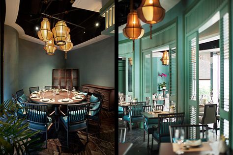 Indochine Interior, Indochine Style, Vietnamese Restaurant, Luxury Lamps, Restaurant Lighting, Modern Restaurant, Restaurant Interior Design, Hospitality Design, Luxury Lighting