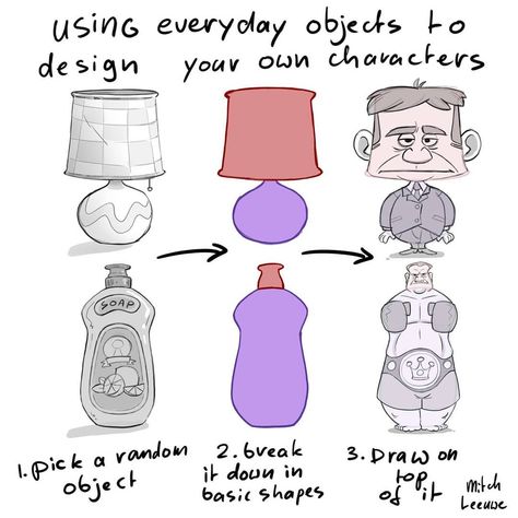 Using every day objects to create your own character designs. Perfect for when youre in an art block. Working on new lessons for next… Character Design Tips, Mises En Page Design Graphique, Drawing Cartoon Faces, Cartoon Drawing Tutorial, Drawing Exercises, Character Design Sketches, Character Study, Cartoon Faces, Character Design Animation