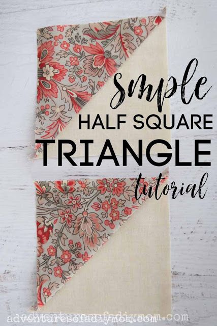 Underground Railroad Quilts, Half Square Triangles Tutorial, Basic Quilting, Quilt Panels, Easy Quilting, Beginning Quilting, Basic Quilt, Half Square Triangle, Triangle Quilt