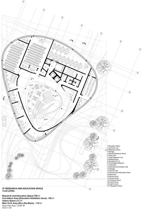 Urban Farming Architecture, Hotel Project Architecture, Museum Flooring, Photography Museum, Museum Plan, Floating Architecture, Architecture Blueprints, Exhibition Room, Airport Design