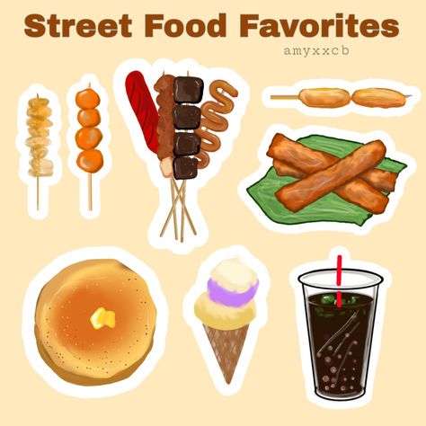 Street Foods Philippines Drawing, Street Foods Philippines, Chicken Drawing, Filipino Foods, Filipino Art, Tagalog Quotes Funny, Filipino Culture, Tagalog Quotes, Street Foods