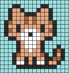 Pixel Art On Paper, Cute Animal Pixel Art, Pixel Art Cute Animals, Cat Pixel Art Easy, Cat Pixel Pattern, Cute Dog Pixel Art, Pixel Art Grid Capybara, Cat Perler Bead Patterns, Minecraft Cat Pixel Art