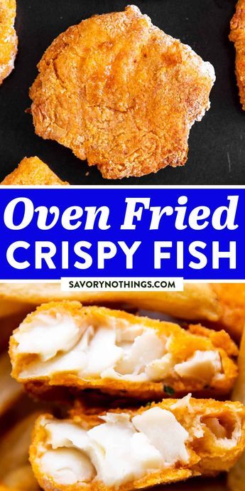 Breaded Fish In Oven, Oven Fried Fish Tilapia, Oven Fried Fish Recipes, Breaded Fish Recipe, Fried Fish Recipe, Breaded Fish, Oven Fried Fish, Oven Baked Fish, Fish Breading