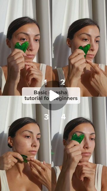 ShineWithNikki on Instagram: "Basic guasha tutorial for beginners ✨️ 

Save and share ✨️ 

Repeat each for 30 sec✨️ 

If you don't have guasha, you can still do these techniques with your knuckles✨️
.
.
.
.
.
Gua sha . Facial massage . Gua sha tutorial . Antiaging . Face yoga . Aesthetic . Ugc . Skincare tutorial . Skincare tips . Guasha facial . Slim face . Eye bags . Hooded eyes . Wrinkle . Easy gua sha . Basic gua sha 

#faceyoga #guasha #guashatutorial #facemassage #slimmerface #antiaging #guashafacial #guasharoutine #slimmernose #nose #nosesculpturenose
#howtoguasha #howtouse #lymphaticdrainage #guashatool" Guasha Tutorial, Gua Sha Tutorial, Skincare Tutorial, Slim Face, Yoga Aesthetic, Gua Sha Facial, Slimmer Face, Gua Sha Tools, Skin Care Tutorial