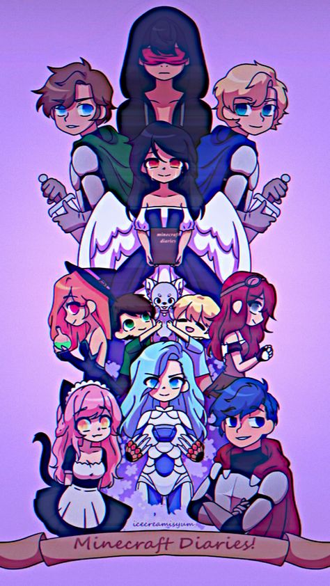 Aphmau Minecraft Diaries Aaron, Aphmau Laptop Wallpaper, Aphmau Diaries Fanart, Lady Irene Fanart Aphmau, Aphmau Minecraft Builds, Melissa X Lucinda Aphmau, Laurence Aphmau Mcd, Lady Irene Aphmau, Aaron Aphmau Fanart