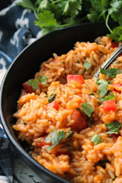 Easy 5 Ingredient Spanish (Mexican) Rice. Loaded with bold spicy flavor. The ultimate side dish to your favorite Mexican entree. #spanishrice #mexicanrice #5ingredientspanishrice #5ingredientrecipes #mexicanrecipes #easymexicanrecipes #agoudalife Spanish Fried Rice, Cheesy Appetizers, Mexican Ice Cream, Spanish Rice Recipe Easy, Spanish Rice Easy, Mexican Entrees, Mexican Side, Slow Cooker Salsa Chicken, Slow Cooker Salsa