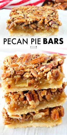 Best Pecan Pie Bars, Gooey Pecan Pie, Pecan Desserts Recipes, Pecan Bars Recipe, Pie Bars Recipe, Pecan Pie Bars Recipe, Pecan Desserts, Best Pecan Pie, Pie Bar Recipes