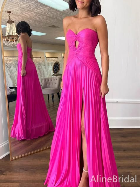 Hot pink homecoming dresses