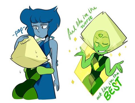 Peridot Su, Steven Universe Lapidot, Steven Universe Pictures, Steven Universe Ships, Lapis And Peridot, Peridot Steven Universe, Steven Universe Characters, Steven Universe Comic, Steven Universe Gem