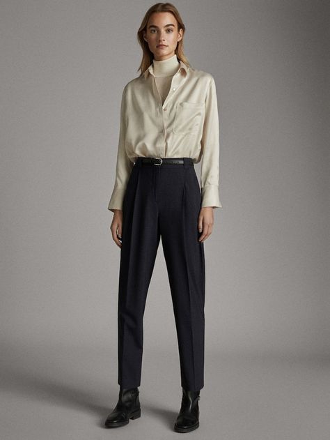 Masculine Women Fashion, Androgynous Fashion Women, Trousers Women Outfit, Androgynous Women, Androgynous Outfits, Masculine Fashion, Massimo Dutti Women, Queer Fashion, Do's And Don'ts