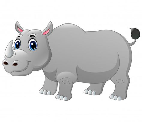 Rhino Cartoon, Zoo Boo, Animal Illustration Kids, Animal Templates, Preschool Coloring Pages, Diy Christmas Tree Ornaments, Tropical Animals, Easter Coloring Pages, Big Animals