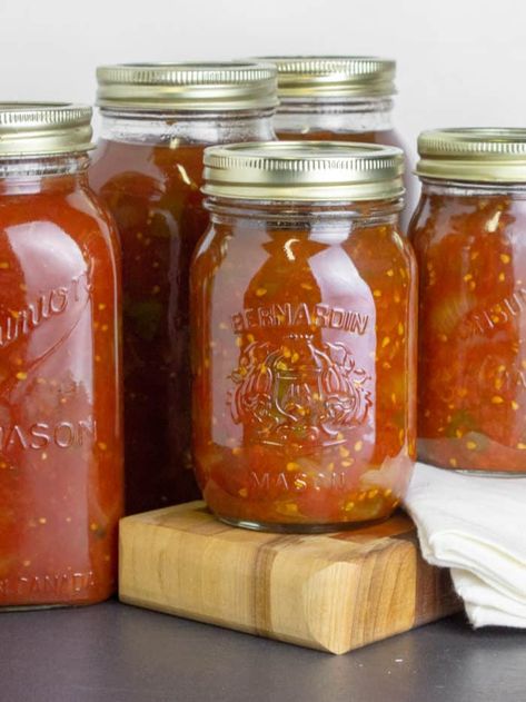 Homemade Chili Sauce Chili Starter Canning Recipe, Chili Sauce Recipe Canning, Canning Chili, Sweet Chilli Sauce Recipe, Chili Starter, Homemade Sweet Chili Sauce, Homemade Chili Sauce, Can Tomatoes, Sweet Chili Sauce Recipe