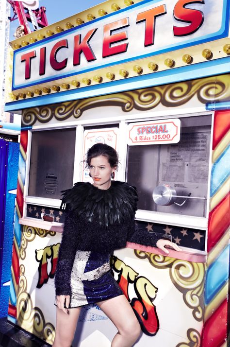 Carnival Editorial, Amusement Park Editorial, Coney Island Photoshoot, Carousel Photoshoot, Circus Photography, Carnival Photography, Carnival Fashion, British Seaside, Coney Island