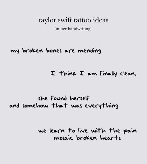 Shake It Off Tattoo Taylor Swift, Taylor Swift Handwriting Tattoo, Taylor Swift Tattoo Ideas, Handwriting Tattoos, Taylor Swift Tattoo, Tattoos Inspiration, Tattoos For Lovers, I Can Do It, Shake It Off