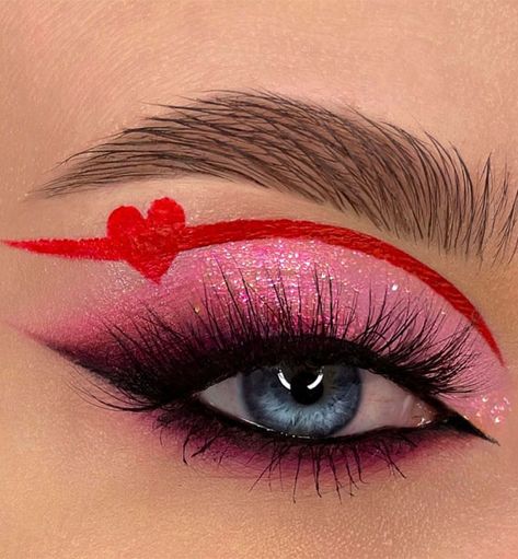 makeup looks, makeup ideas, new makeup, latest makeup trends, makeup aesthetic, spring makeup, summer makeup look, makeup pictures, makeup inspiration, makeup ideas 2023 Pink Makeup Looks, Day Eye Makeup, Pure Makeup, Sparkly Makeup, Day Makeup Looks, Beginners Eye Makeup, Brow Pen, Valentines Day Makeup, Eye Makeup Pictures