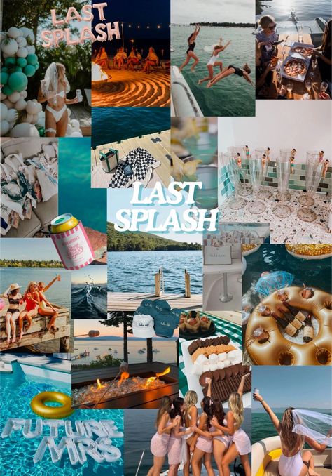 Bachelorette inspo Bachelorette Island Theme, Bachelorette Party Themes Hawaii, Sea Bachelorette Party, Bachelorette Themes Funny, Beach Bachelorette Trip Theme, Shore Bachelorette Party, Bachelorette Trip Themes Ideas, Brides Last Splash, Shark Bachelorette Party