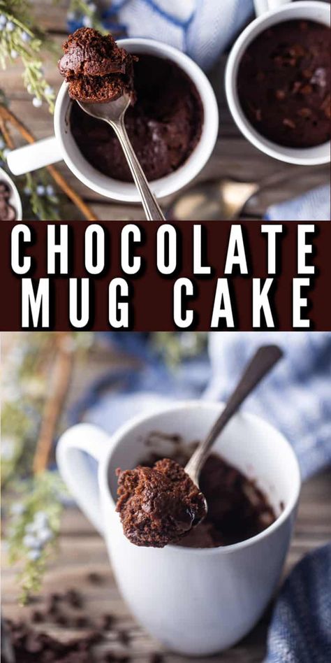 Moist Chocolate Mug Cake, Easy Chocolate Mug Cake, Cake Microwave, Microwave Chocolate Cakes, Easy Mug Cake, Mug Cake Recipe, Microwave Cake, Chocolate Mug Cake, Mug Cake Microwave