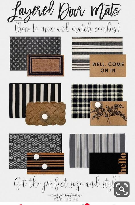 Layered Door Mats, Farmhouse Side Table, Cute Dorm Rooms, Room Transformation, Fall Front, Ship Lap Walls, Décor Diy, Door Mats, Door Styles