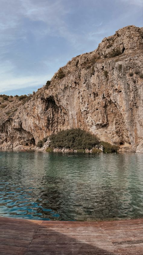 Lake Vouliagmeni, Horseshoe Bend, Athens, Lake, Natural Landmarks, Water, Travel, Nature