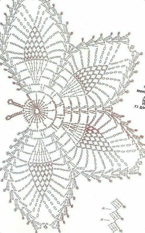 Crochet Butterfly Free Pattern, Crochet Butterfly Pattern, Crochet Tablecloth Pattern, Crochet Doily Diagram, Crochet Dollies, Crochet Stitches Diagram, Crochet Coaster Pattern, Crochet Motif Patterns, Pineapple Crochet