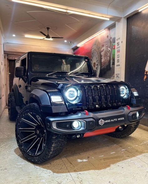 Mahindra Thar Modified Black, Thar Jeep Modified, Black Thar, Mahindra Thar Modified, Thar Modified, New Mahindra Thar, Boys Attitude Pics Hd, Jeep Photos, Mahindra Thar