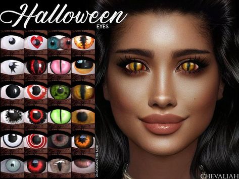 Sims 4 Skull Mask, Occult Makeup, Sims 4 Halloween Cc, Alien Mermaid, Sims 4 Halloween, Vampire Demon, Mask Face Paint, Vampire Look, Sims 4 Cc Eyes