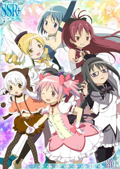 Madoka Magica Cards, Madoka Magica Official Art, Holy Quintet, Nagisa Momoe, Homura Madoka, Angel Manga, Magica Madoka, Mahō Shōjo Madoka Magica, Madoka Kaname