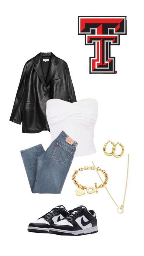 Game day outfit for a Texas tech university football game Texas Tech Game Day Outfit, Tech Game Day Outfit, Texas Tech Game Day, Texas Tech University, Game Day Outfit, Gaming Tech, Texas Tech, Gameday Outfit, Football Game