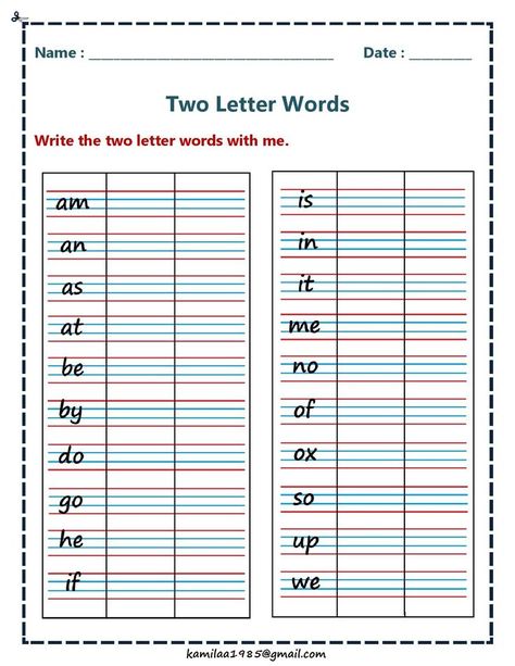 two letter words -read and write Two Letters Words For Kids, 2 Letter Words Worksheets, Two Letter Words For Kids Worksheet, Two Letter Words Worksheet, Two Letter Words For Kids, Cvc Words For Kindergarten, One Letter Words, Words For Kindergarten, Cursive Letters Worksheet