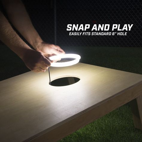 Cornhole Lights, Corn Hole Bean Bags, Outdoor Table Tennis Table, Field Day Games, Diy Cornhole Boards, Diy Yard Games, Corn Hole Diy, Cornhole Designs, Ring Lights