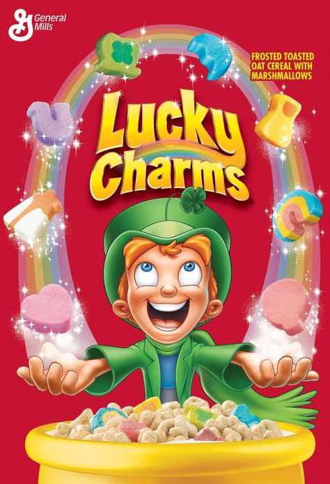 2011 | Lucky Charms Cereal Boxes | POPSUGAR Food Photo 9 American Cereal, Marshmallow Cereal, Gluten Free Cereal, Cereal Brands, Lucky Charms Cereal, Oat Cereal, Sugar Frosting, Crunch Cereal, Going Gluten Free