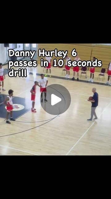 Patrick Haggerty on Instagram: "Danny Hurley passing drill:  6 passes in 10 seconds drill. Offense must complete 6 passes in 10 seconds without dribbling while defense is pressuring relentlessly. Offensively looking to keep ball away from defender, use violent pivots/toughness with ball, make strong passes, and simulate end of game situations when teams are fouling. Defensively, communicating, jumping to the ball, active hands. #uconn #Hurley #pressuredrill #pivotdrill #toughnessdrill #lategamesituation #strongpasses #communication #pressure #noturnovers" Motion Offense Basketball, Defensive Drills Basketball, Defense Drills Basketball, Basketball Passing Drills, Basketball Defense Drills, Coaching Sports, Basketball Practice Plans, Passing Drills, Basketball Practice