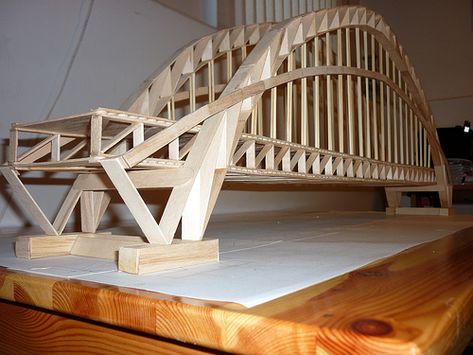 Arched Beam Construction | Didn't you notice on the plane when you started talking, eventually I ... Popsicle Bridge, Popsicle Stick Bridges, Bridges Architecture, Bridge Structure, Bridge Model, Farmhouse Paint Colors, Bridge Building, Popsicle Stick Crafts, Bridge Design